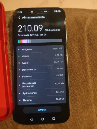 Honor 200 lite Móvil Azul con Funda Roja