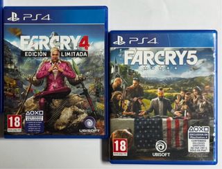 Pack 5 Juegos PS4: Far Cry 4 y 5