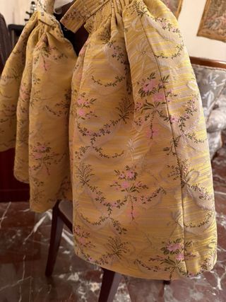 Traje de Fallera niña de 3 años Amarillo Brocado