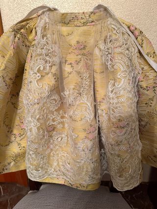 Traje de Fallera niña de 3 años Amarillo Brocado