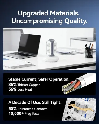 Regleta Torre 6 Tomas AC 3680W