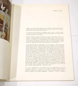 Libro Georges Braque catálogo cubismo 1979