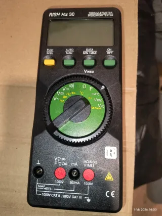 Multímetro Megohmetro RISH Mit 30