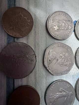Lote de monedas antiguas y de colección
