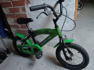 Bicicleta infantil verde TX