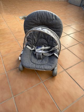 Hamaca infantil Chicco gris