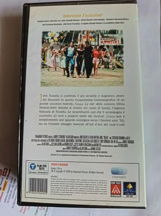 Nastro VHS Grease 20° Anniversario