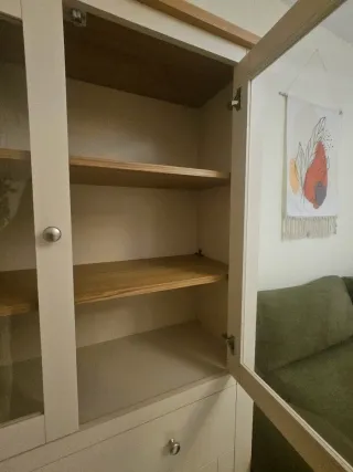 Vetrina IKEA Hemnes Beige/Marrone