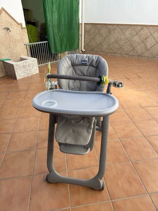 Trona Chicco Polipiel Gris