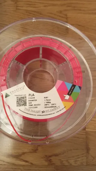 3 restos filamento Smartfil 1.75mm