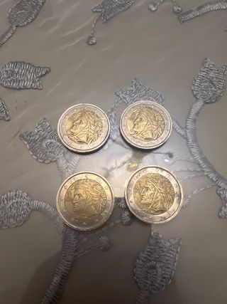 4 Monedas 2 Euros Importantes