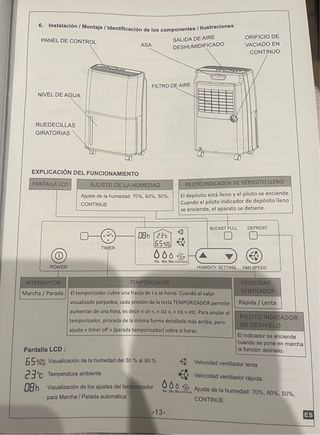 Deshumidificador (Como Nuevo)