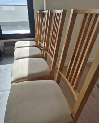 Mesa comedor extensible madera