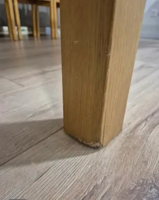 Mesa comedor extensible madera