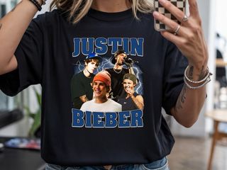 Camiseta Justin Bieber Fan Unisex Negra