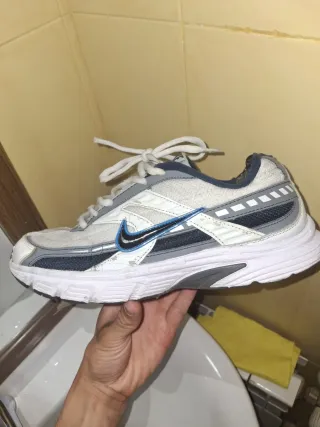 Nike Zapatillas Deporte Gris Blanco Azul Talla 42