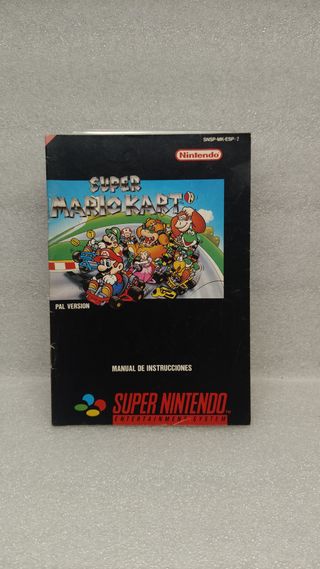 🇪🇸 Manuale Super Mario Kart Super Nintendo