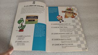 🇪🇸 Manuale Super Mario Kart Super Nintendo