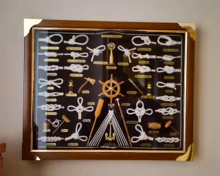 Cuadro Decorativo Náutico Nudos Marinos