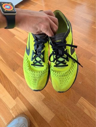 Zapatillas deportivas running amarillas