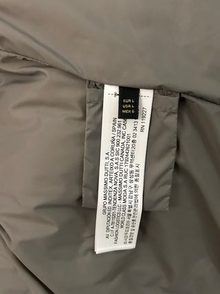 Parka Massimo Dutti gris