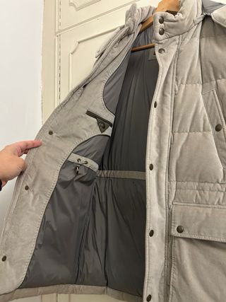 Parka Massimo Dutti gris