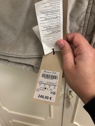 Parka Massimo Dutti gris