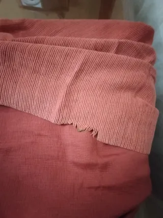 Enaguillas de tela color coral