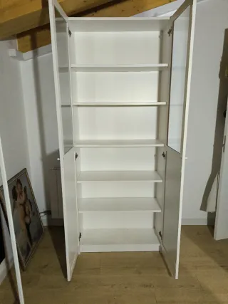Librería Billy Oxberg Ikea Blanca