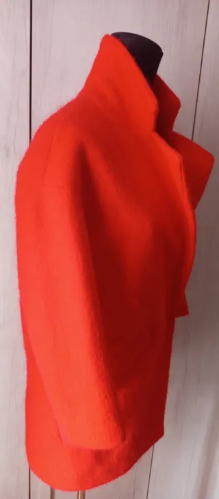 Cappotto Lana Donna Taglia S Rosso