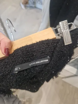 Falda negra Sfera con brillos sirve para s y m