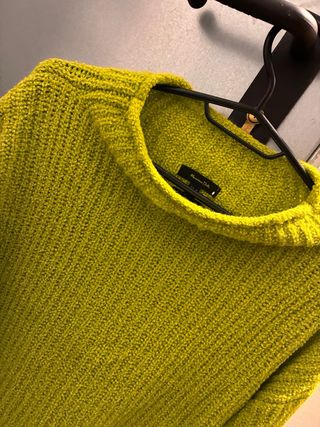 Jersey Massimo Dutti verde talla M