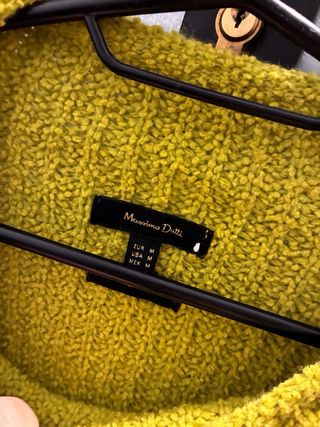 Jersey Massimo Dutti verde talla M