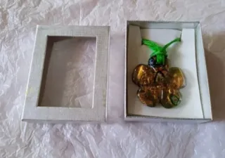 Colgante trébol de cristal  (Leer descripción!)