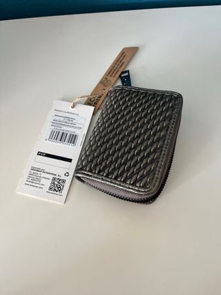 Cartera monedero Lois Jeans plateada