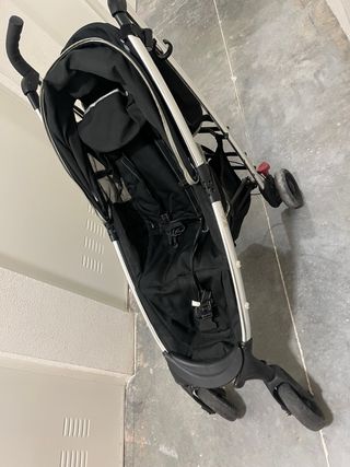 Silla de paseo plegable negra