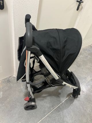 Silla de paseo plegable negra