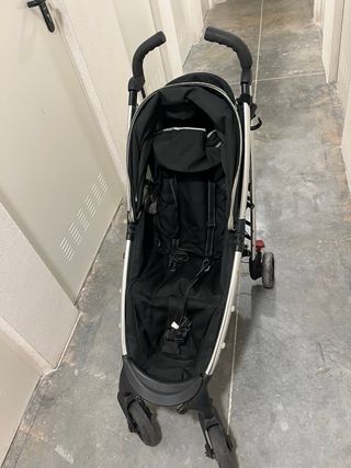 Silla de paseo plegable negra