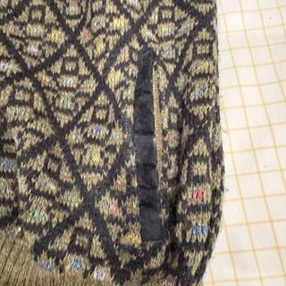 Jersey de punto con rombos