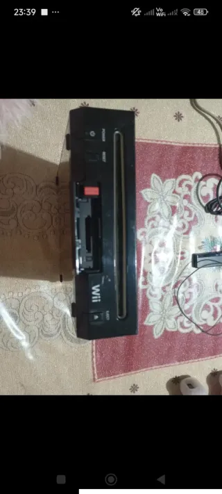 Nintendo Wii Console Nera