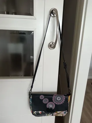 Bolso Desigual Negro Multicolor