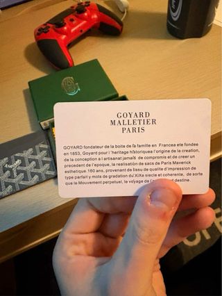 Tarjetero Goyard Saint Sulpice Gris/Blanco