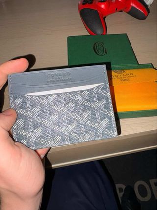 Tarjetero Goyard Saint Sulpice Gris/Blanco