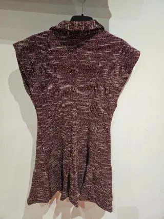Vestido Zara Punto Talla L Nuevo con Etiqueta