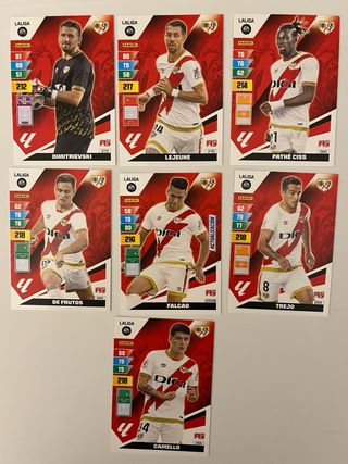 Lote  Panini Adrenalyn LaLiga 23-24 Rayo vallecano
