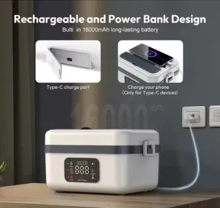 Recipiente Comida Caliente Eléctrico