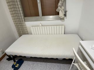 Somier con colchón espuma 90*190 IKEA