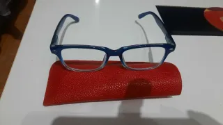 Gafas de cerca 1.0 azules