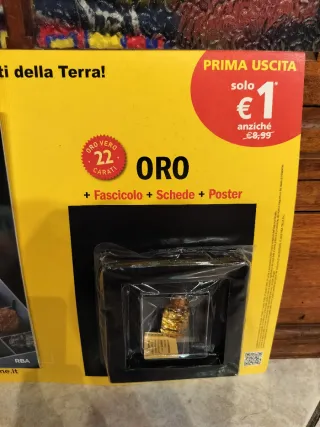 Minerali e Gemme - Oro 22 Carati Prima Uscita