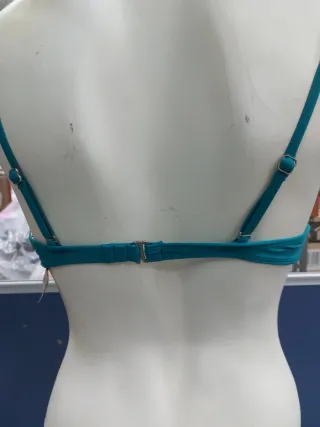 Top bikini Pimkie verde azulado